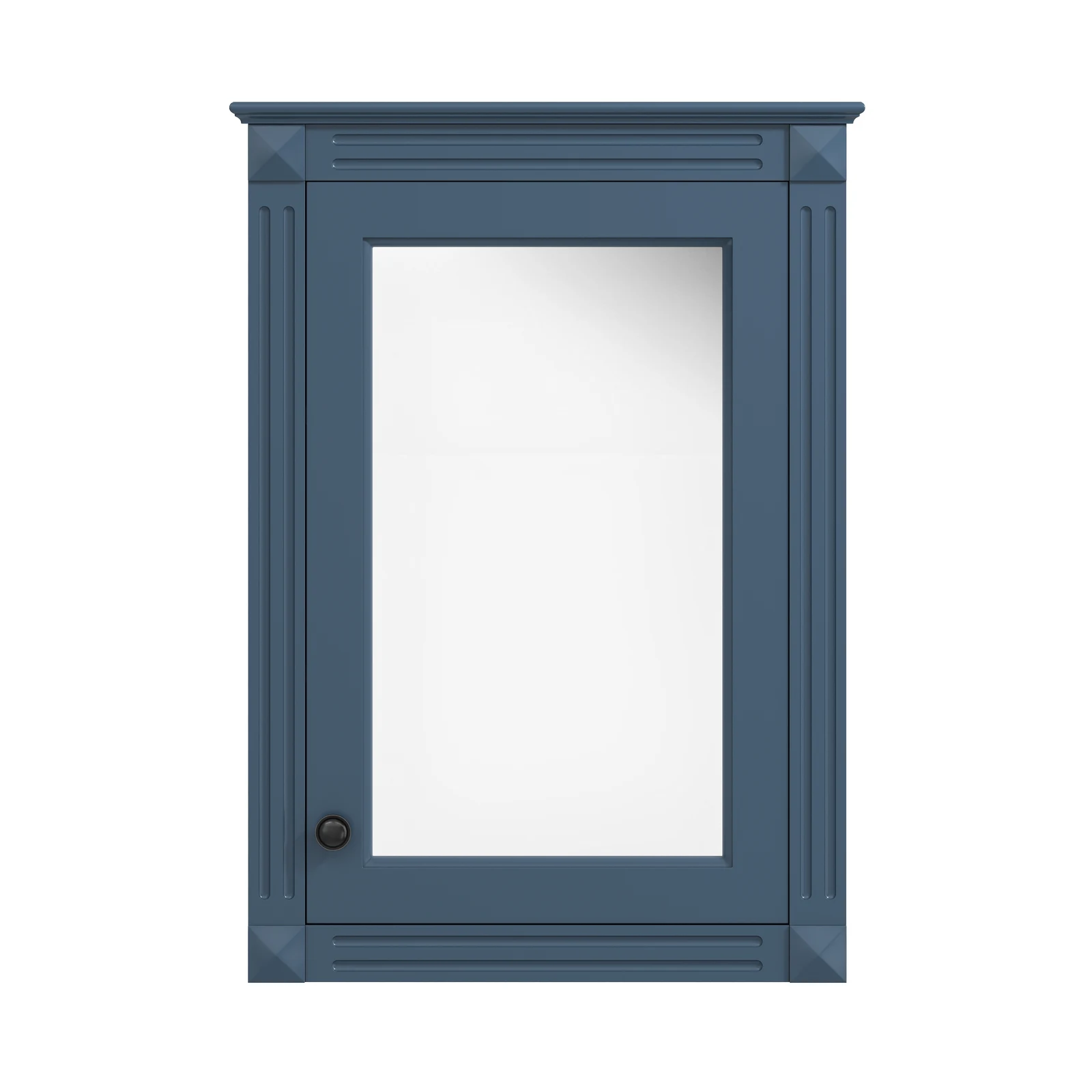 20 in Blue Wall-Mount Mirror Cabinet